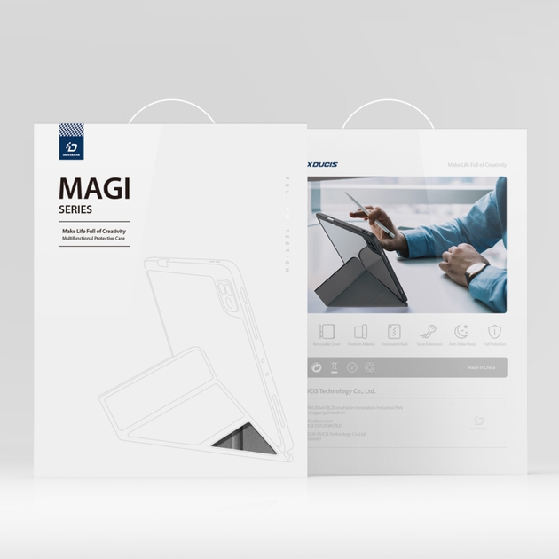 Чохол книжка DUX DUCIS Magi Series для Samsung Galaxy Tab S6 Lite (2020/2022/2024) Gray - зображення 3