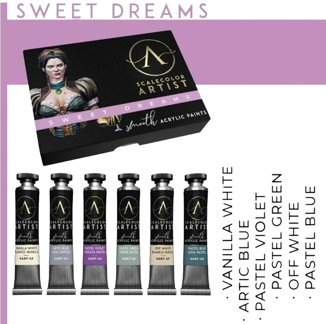 Zestaw farb akrylowych Scale75 Sweet Dreams 6 odcieni (7426974774038) - obraz 3