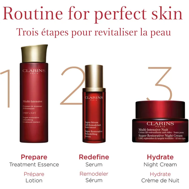 Концентрат Clarins Super Restorative Smoothing Treatment Essence 200ml - зображення 5