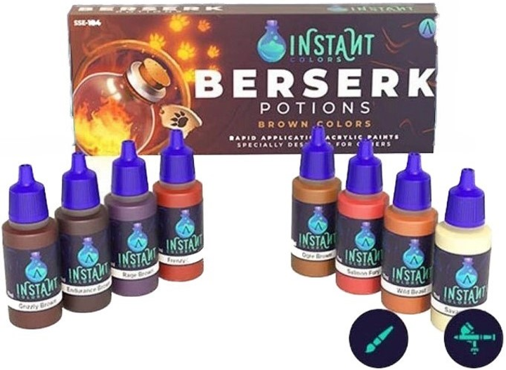 Набір акрилових фарб Scale75 Berserk Potions Paint Set 8 відтінків (7427129409874) - зображення 1