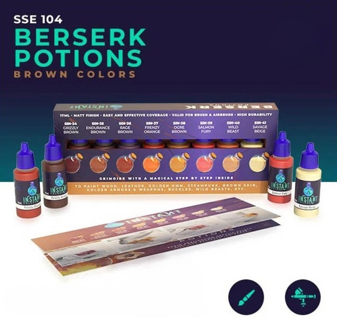 Набір акрилових фарб Scale75 Berserk Potions Paint Set 8 відтінків (7427129409874) - зображення 2