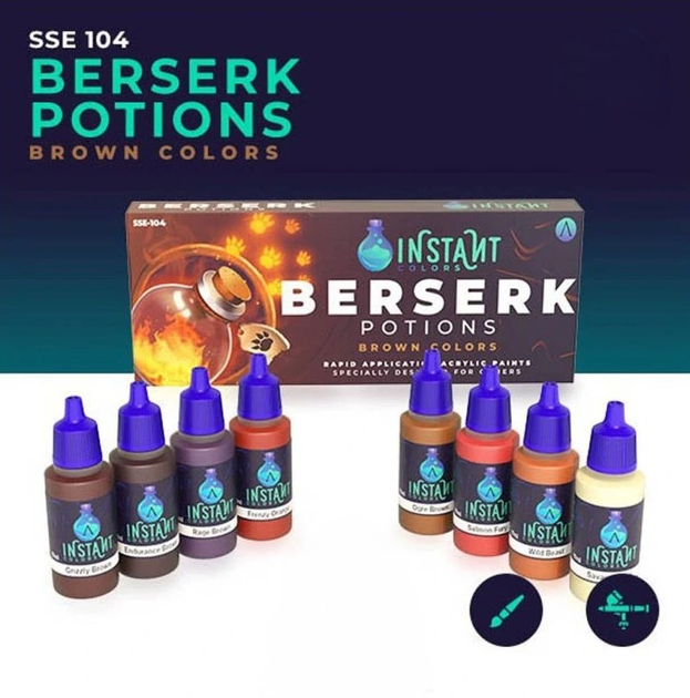 Zestaw farb akrylowych Scale75 Berserk Potions Paint Set 8 odcieni (7427129409874) - obraz 3