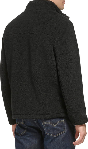 Зимова куртка-шерпа Dockers by Levi's Zip Front Sherpa Fleece Jacket Color: Black 2XL - изображение 3