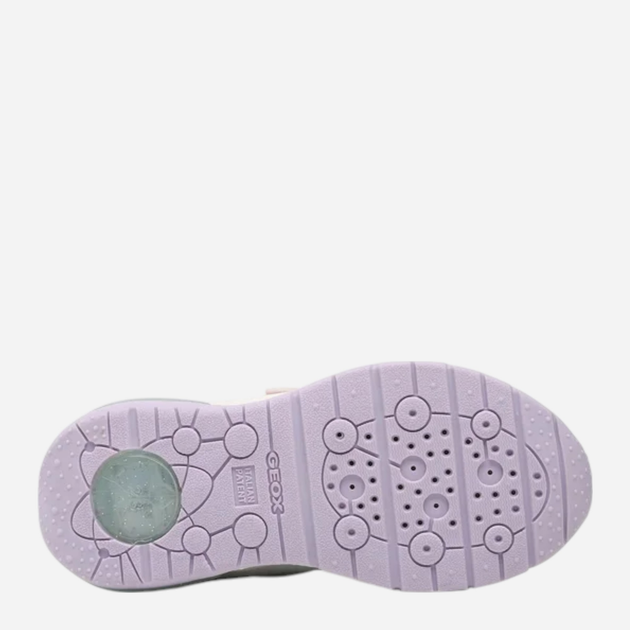 Buty sportowe dziecięce dla dziewczynki świecące LED Geox J358VA011BC-C0817 31 Białe (8056206089693) - obraz 6
