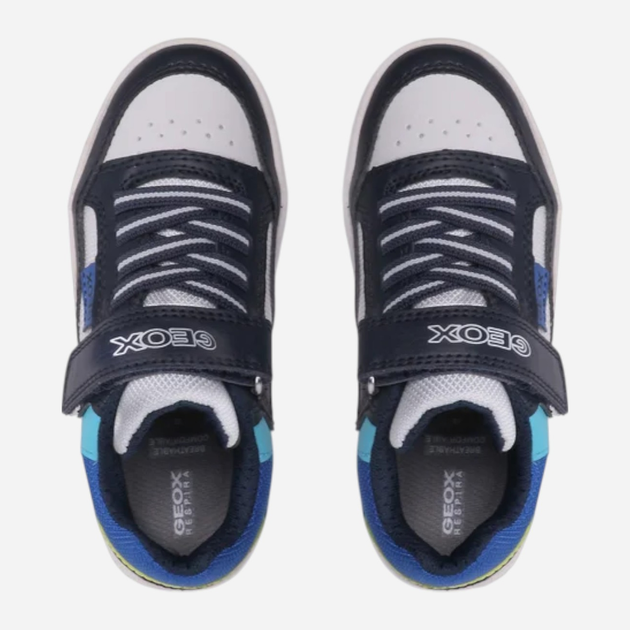 Sneakersy chłopięce na rzepy Geox J167RB0FEFU-C4226 34 Granatowe (8050036979209) - obraz 4