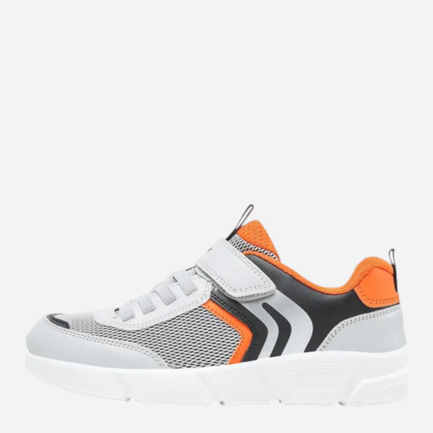 Buty sportowe młodzieżowe chłopięce z białą podeszwą Geox J16DMA0CET9-C0036 38 Szare (8050036977946) - obraz 3