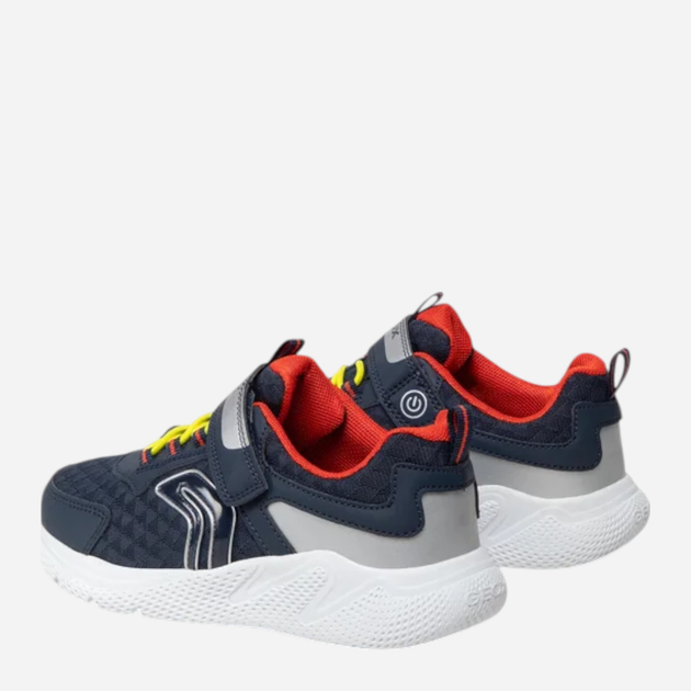Buty sportowe chłopięce świecące LED Geox J25GBB014CE-C0659 27 Granatowe (8050036542571) - obraz 3