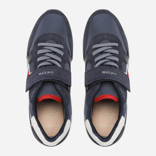 Buty sportowe chłopięce na rzepy Geox J269EB0FU22-C0735 34 Granatowe (8056206066847) - obraz 5