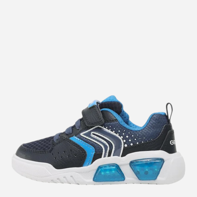Sneakersy chłopięce świecące LED Geox J35GVA011FE-C0693 31 Granatowe (8056206077331) - obraz 3