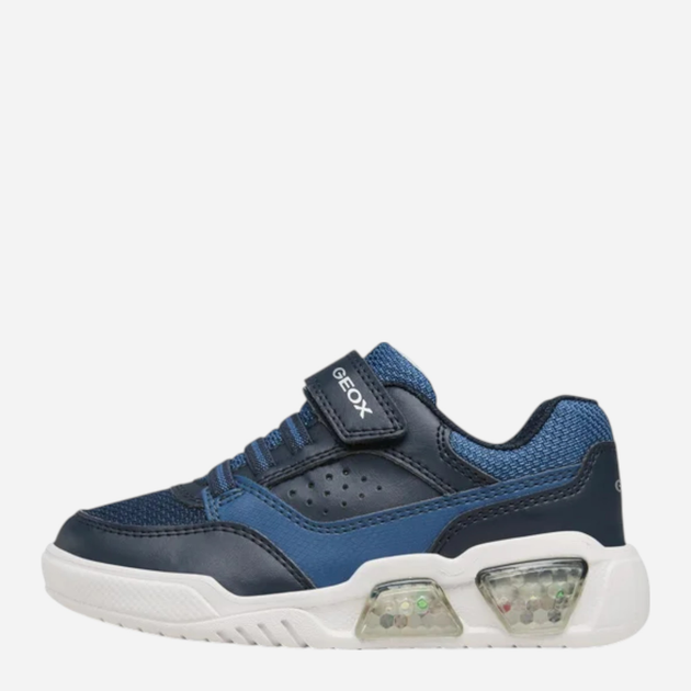 Sneakersy chłopięce świecące LED Geox J35GVB0BU11-C0700 33 Granatowe (8056206077652) - obraz 3