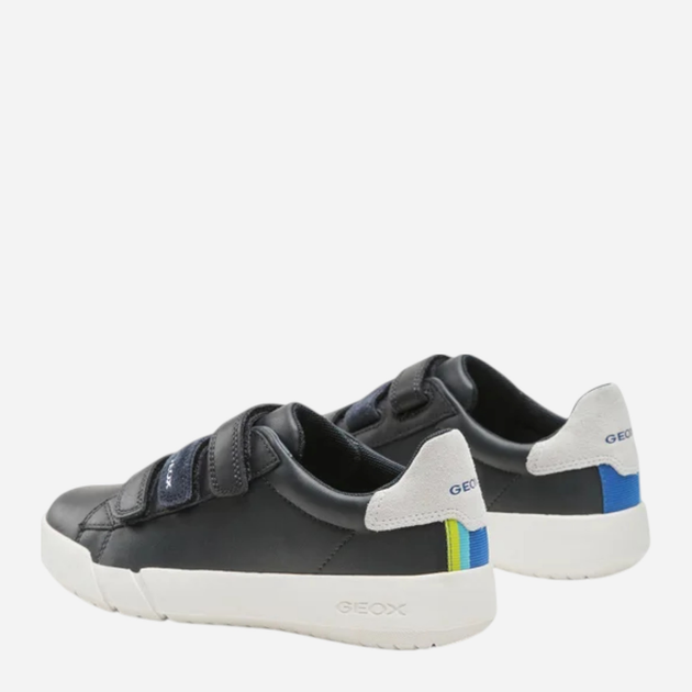 Buty sportowe młodzieżowe chłopięce z białą podeszwą Geox J35GWB08554-C4211 37 Granatowe (8056206078703) - obraz 4