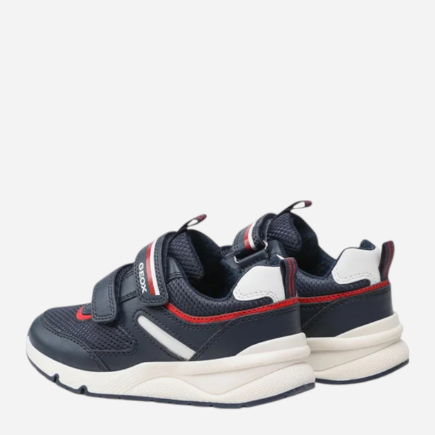 Buty sportowe młodzieżowe chłopięce na rzepy Geox J35H0B01454-C0735 35 Granatowe (8056206082977) - obraz 4