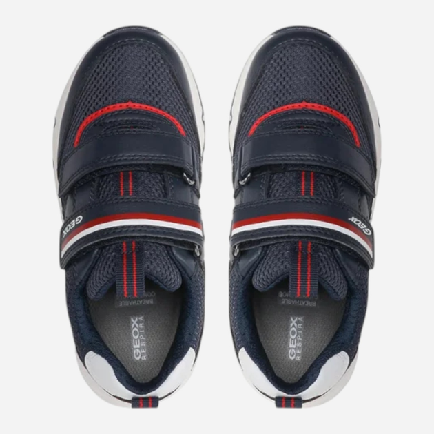 Buty sportowe chłopięce na rzepy Geox J35H0B01454-C0735 34 Granatowe (8056206082960) - obraz 5