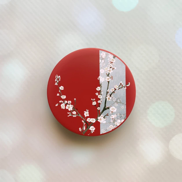 Держатель для смартфона / планшета попсокет Popsocket Красный :: Цветущая сакура (принт 285) - Фото 1 Держатель для смартфона / планшета попсокет Popsocket Красный :: Цветущая сакура (принт 285) - изображение 1