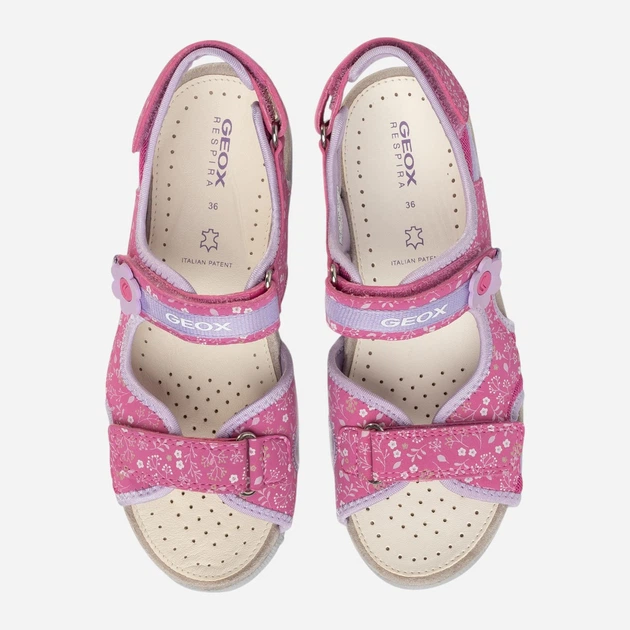 Підліткові сандалії для дівчинки Geox J92D9C014CE-C8257 36 Фуксія (8054730466980) - зображення 4