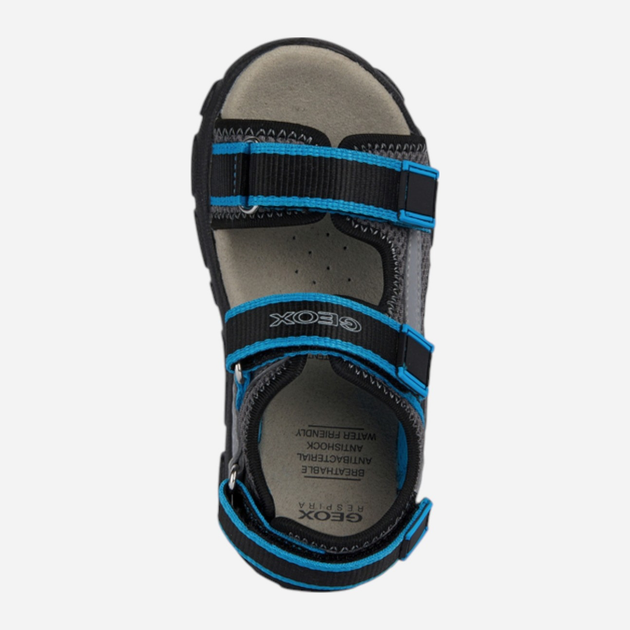 Дитячі сандалії для хлопчика Geox J1524A014CE-C2276 27 Сірі (8056206059122) - зображення 4
