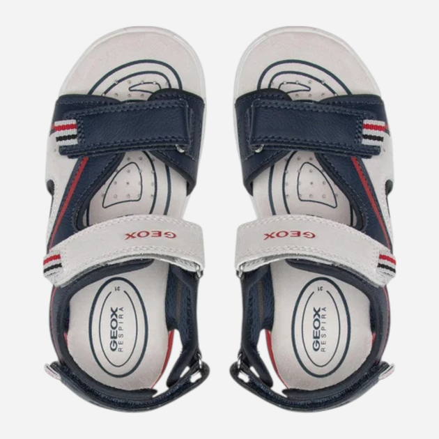 Дитячі сандалії для хлопчика Geox J25AVA022BC-C1297 30 Світло-сірі (8050036537799) - зображення 5