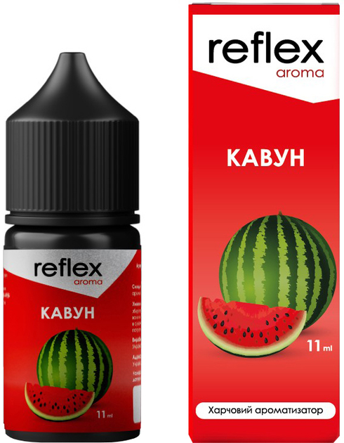 Ароматизатор рідкий харчовий Reflex 11 мл Watermelon (Кавун) (2000075394620) - зображення 1