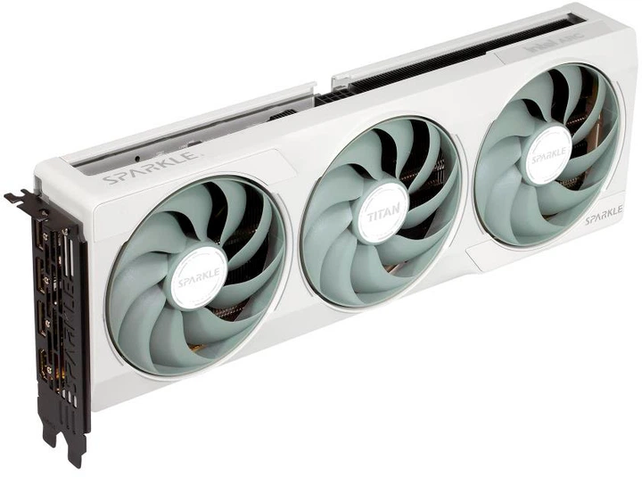 Відеокарта Sparkle PCI-Ex Intel Arc B580 Titan Luna OC 12GB GDDR6 (192bit) (2740/19000) (HDMI, 3 x DisplayPort) (SB580TW-12GOC) - зображення 3