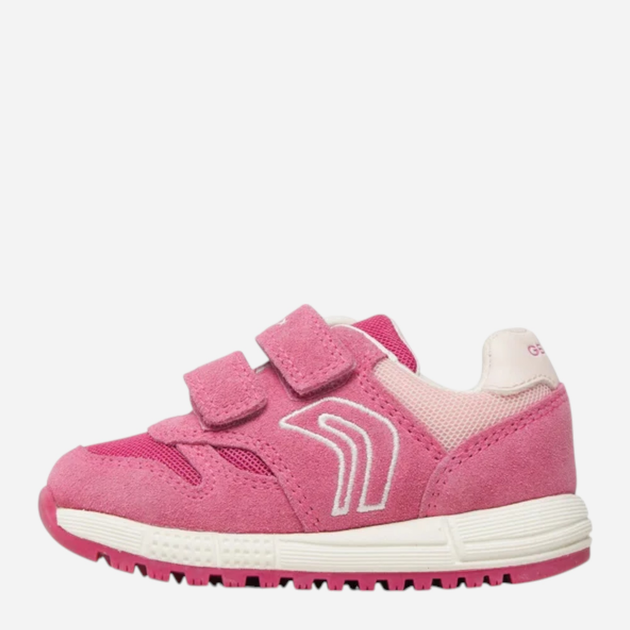 Buty sportowe dziecięce dla dziewczynki na rzepy Geox B023ZA02014-C8230 25 Różowe (8056206187511) - obraz 3