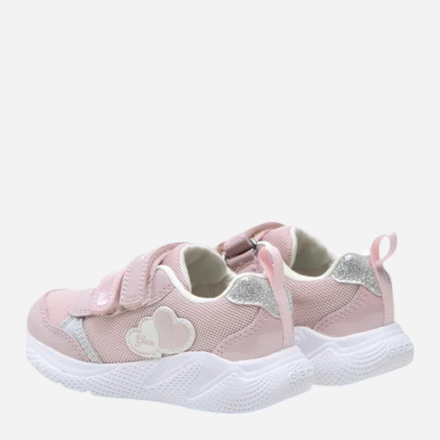 Buty sportowe dziecięce dla dziewczynki na rzepy Geox B354TC01454-C0514 22 Jasnoróżowe (8050036958884) - obraz 4