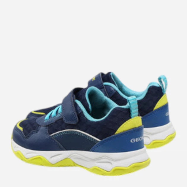 Sneakersy chłopięce na rzepy Geox J04CLA0FE14-C0749 27 Granatowe (8054730968163) - obraz 4