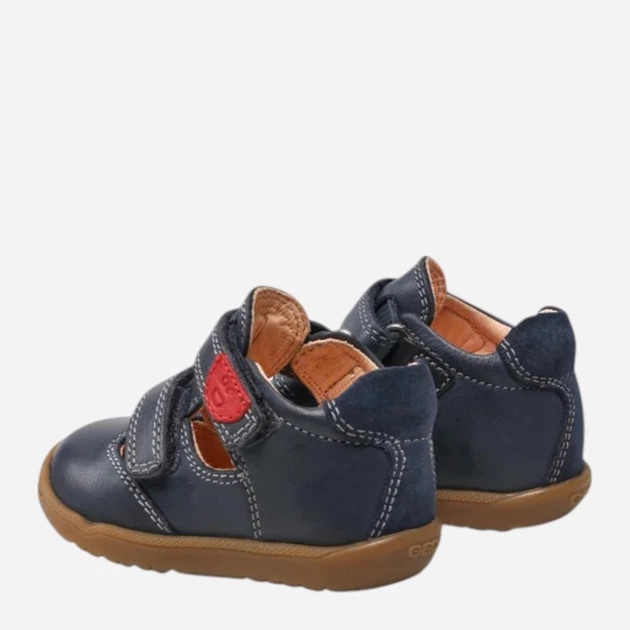 Sandały chłopięce skórzane Geox B254NA0CL22-C4002 23 Granatowe (8050036514196) - obraz 5