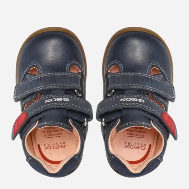 Sandały chłopięce skórzane Geox B254NA0CL22-C4002 26 Granatowe (8050036514226) - obraz 6