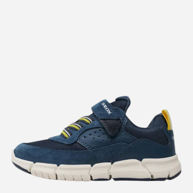 Buty sportowe młodzieżowe chłopięce na rzepy Geox J359BB0FU22-C4KF4 35 Niebieskie (8056206091375) - obraz 3
