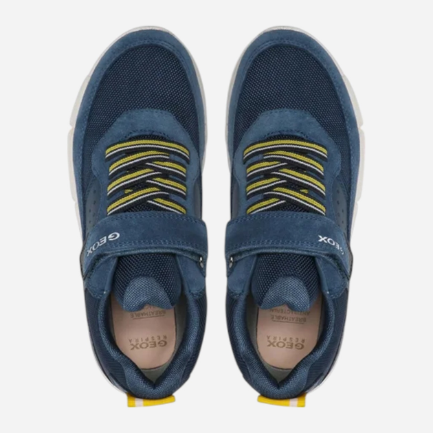 Buty sportowe młodzieżowe chłopięce na rzepy Geox J359BB0FU22-C4KF4 35 Niebieskie (8056206091375) - obraz 5