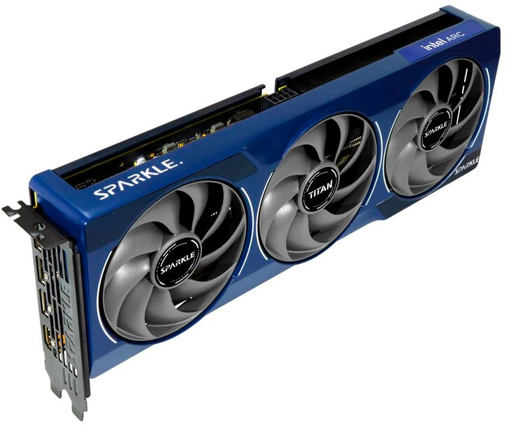 Karta graficzna Sparkle PCI-Ex Intel Arc B580 Titan OC 12GB GDDR6 (192bit) (2740/19000) (HDMI, 3 x DisplayPort) (SB580T-12GOC) - obraz 3
