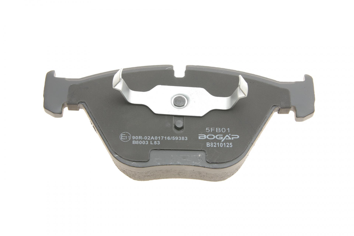 Колодки гальмівні передні BMW 3 E90 07-13/5 E60/E61/6 E63/E64 03-10/7 E65/E66/E67 01-08 B8210125 BOGAP - зображення 2