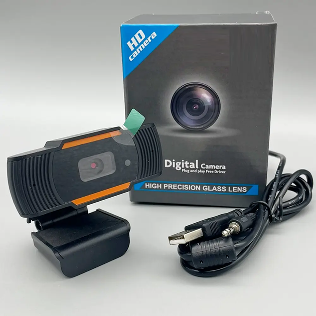 Вебкамера з мікрофоном, USB (1280Х720) / Камера для комп'ютера / Вебка AС12 (L) - Фото 10 Вебкамера з мікрофоном, USB (1280Х720) / Камера для комп'ютера / Вебка AС12 (L) - зображення 10