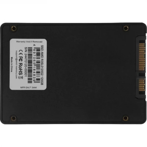 SSD накопитель amd r3 120Gb sata3 2.5" 3d tlc (r3sl0120g2) - изображение 3