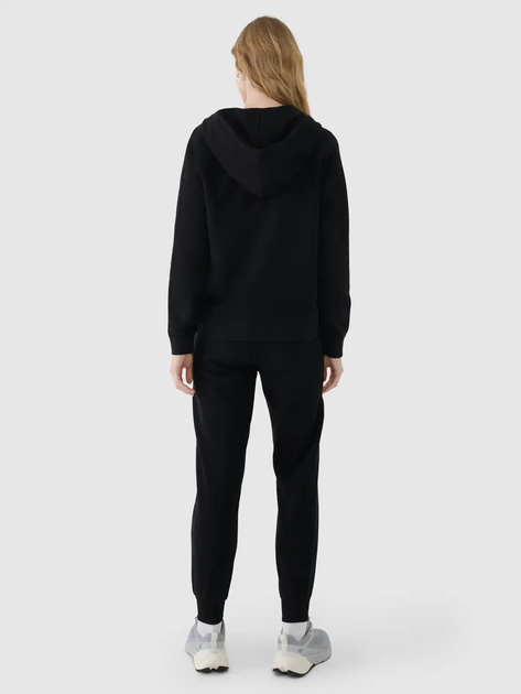 Bluza damska rozpinana streetwear z kapturem 4F 4FWMM00TSWSF1763-20S M Czarna (5905700346234) - obraz 7