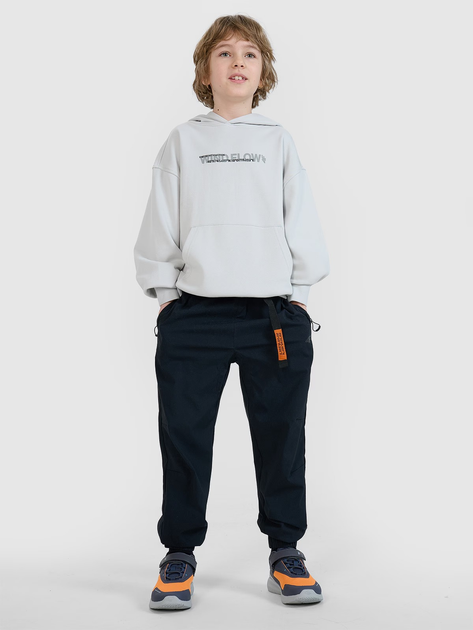 Spodnie dresowe młodzieżowe chłopięce joggery 4F 4FJWSS25TTROM1136-20S 146 cm Czarne (5905700500773) - obraz 3