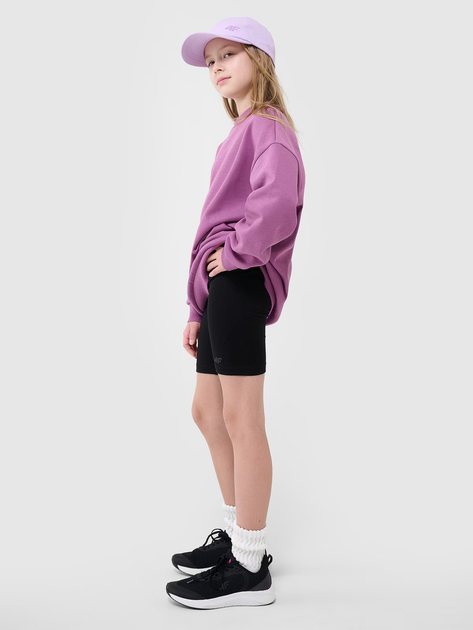 Kolarki dziecięce dla dziewczynki 4F 4FJWSS25TSTIF014-20S 134 cm Czarne (5905700425052) - obraz 5