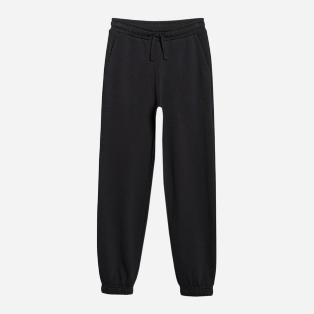 Spodnie dresowe młodzieżowe chłopięce joggery 4F 4FJWMM00TTROM1188-20S 164 cm Czarne (5905700387817) - obraz 7