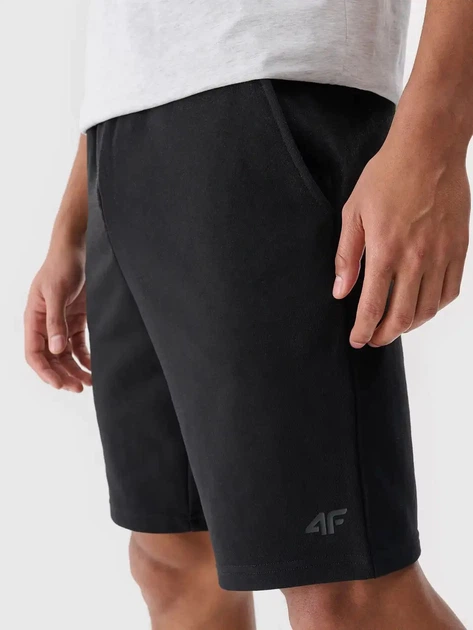 Spodenki męskie bawełniane 4F 4FWMM00TSHOM543-20S XL Czarne (5905700401568) - obraz 5