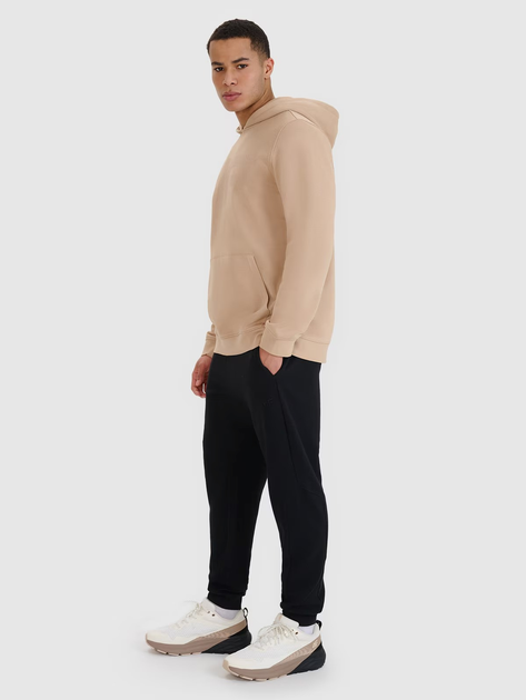Худі чоловіче 4F 4FWSS25TSWSM1621-83S XL Бежеве (5905700401285) - зображення 5