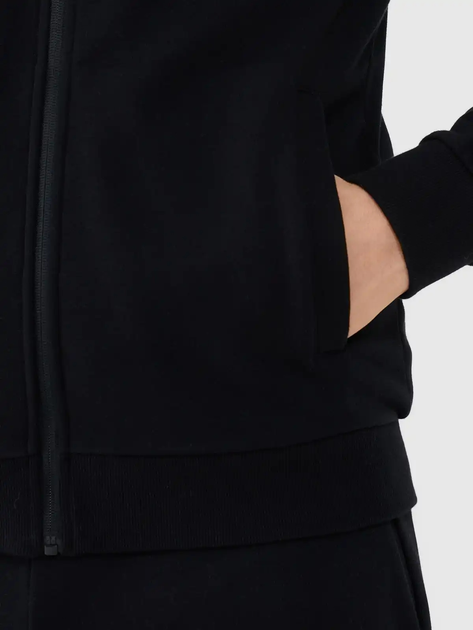 Толстовка на флісі на блискавці чоловіча 4F 4FWMM00TSWSM1463-20S XL Чорна (5905700005735) - зображення 6