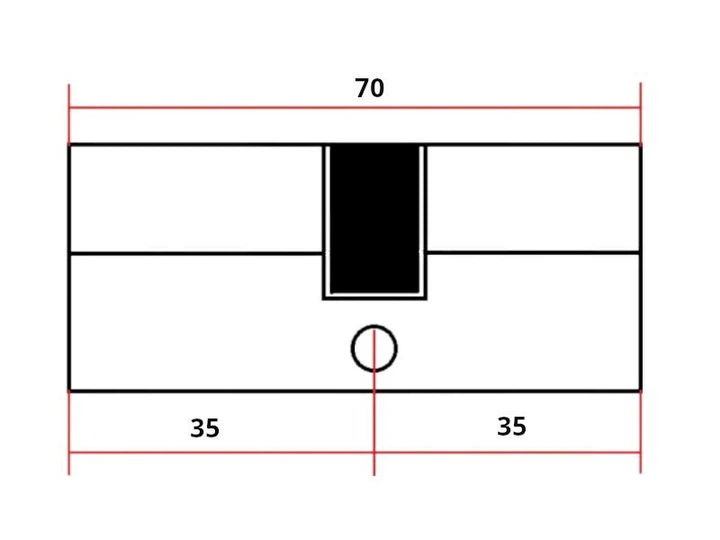 Циліндр KEDR ZINK M70 ZN (35*35) - Фото 3 Циліндр KEDR ZINK M70 ZN (35*35) - изображение 3