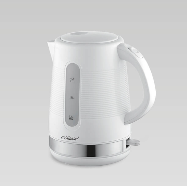 Электрочайник Maestro 1.7л белый (MR-035-WHITE) 1850-2200 Вт - Фото 2 Электрочайник Maestro 1.7л белый (MR-035-WHITE) 1850-2200 Вт - изображение 2