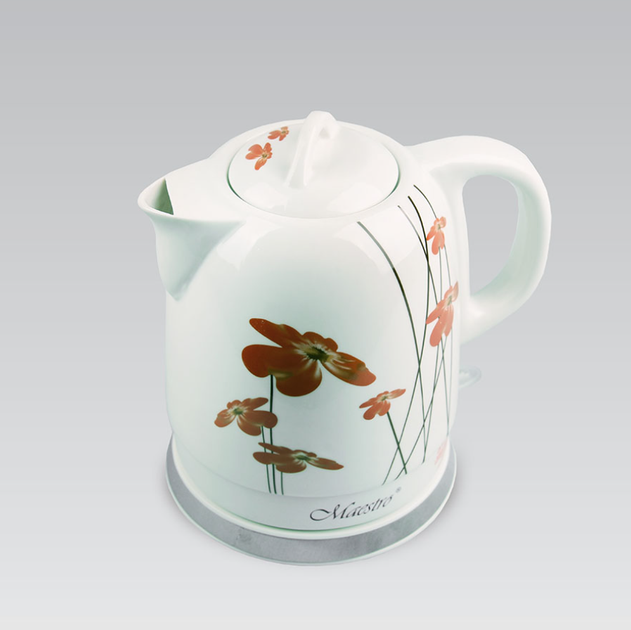 Электрочайник Maestro MR-066-Red Flowers (MR-066-RED-FLOWERS) 1,5 л, керамика - изображение 3