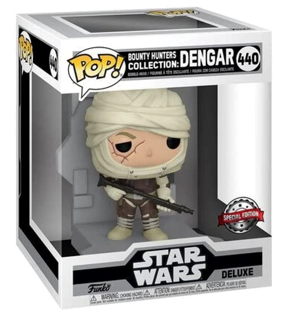 Figurka Funko Pop Deluxe Star Wars - Bounty Hunters Collection: Dengar 10 cm (0889698561051) - obraz 1