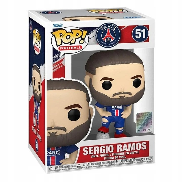 Figurka Funko Pop! Football PSG Sergio Ramos 10 cm (0889698673907) - obraz 1