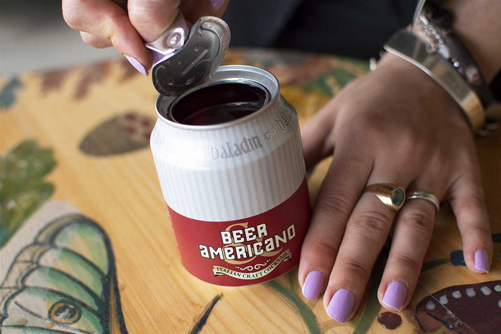 Упаковка напитка на пряно-ароматическом растительном сырье Baladin Beer Americano среднегазированный 7% 0.237 л х 24 шт (8032942290289) - изображение 3