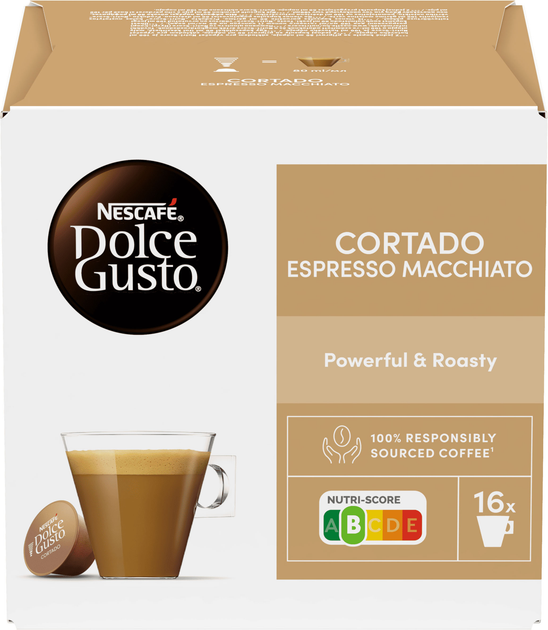 Акція на Кава в капсулах NESCAFE Dolce Gusto Cortado Espresso Macchiato 100.8 г від Rozetka