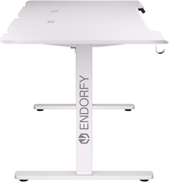 Biurko komputerowe Endorfy Atlas L Electric Onyx White (EY8E002) - obraz 7