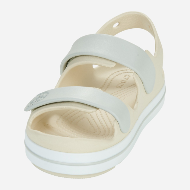 Sandały dziecięce dla dziewczynki Crocs Crocband Cruiser Sandal T Kids 209423-0HP 30-31 (C13) Beżowe (196265603459) - obraz 3